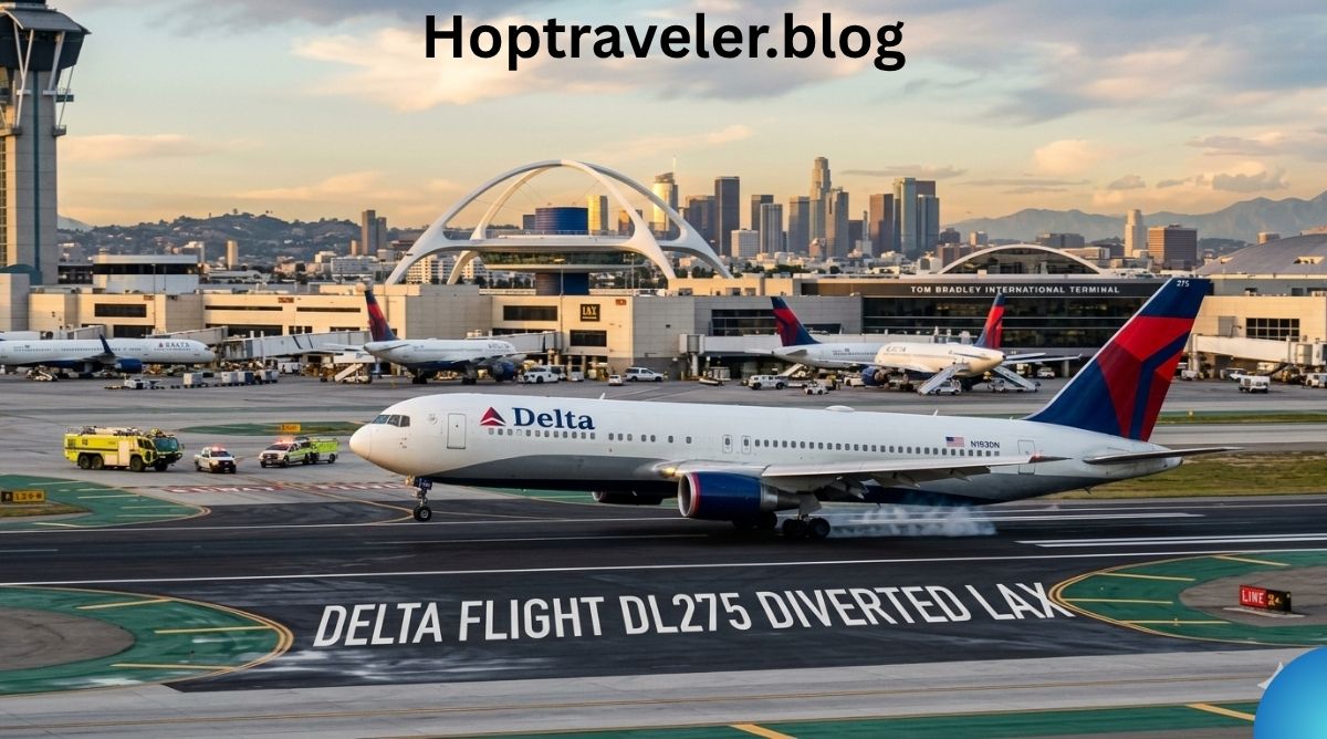 delta flight dl275 diverted lax