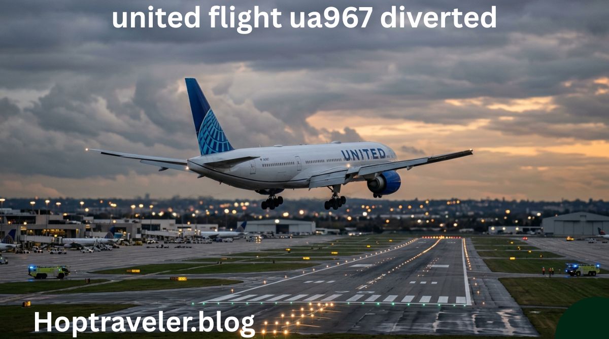 united flight ua967 diverted