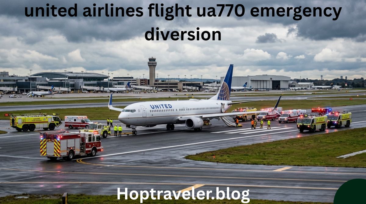 united airlines flight ua770 emergency diversion